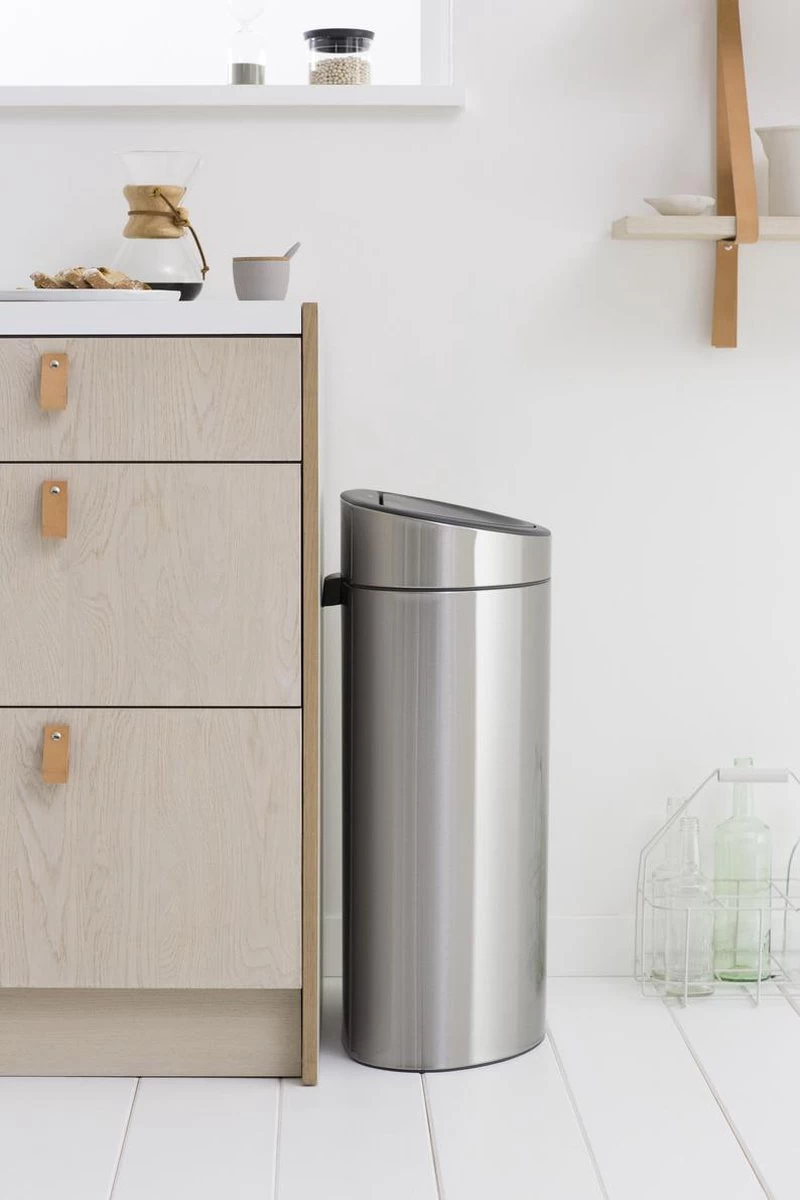 Brabantia Touch Bin Prullenbak - 40 L - Matt Steel Fingerprint Proof - Afbeelding 10