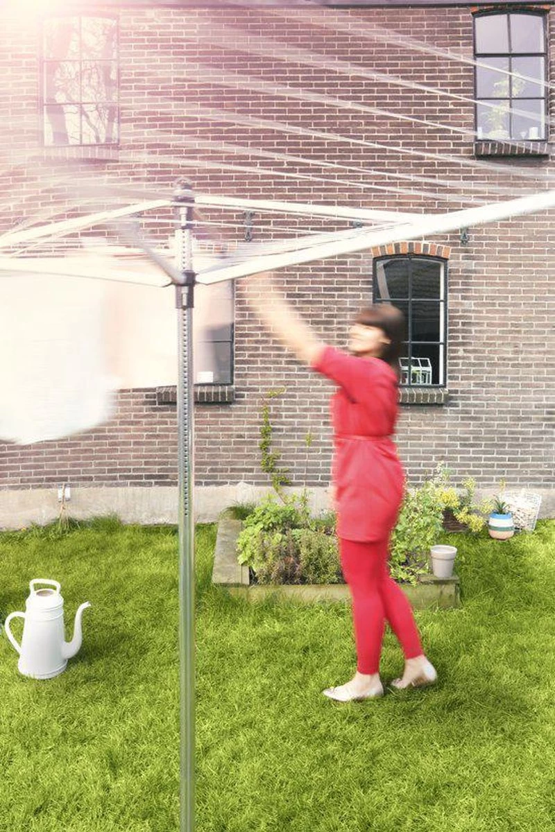 Brabantia Lift-O-Matic Droogmolen Met Grondanker - 60 M - Afbeelding 16