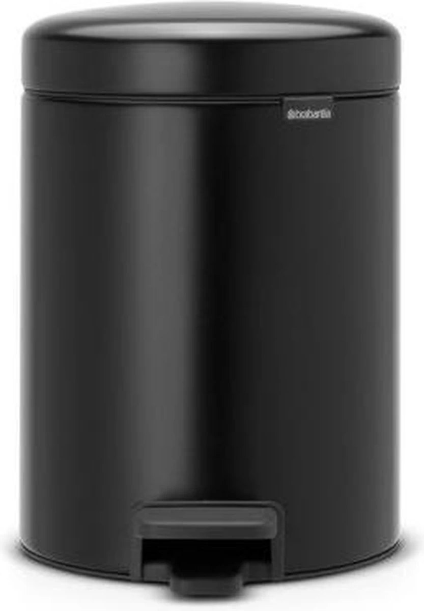 Brabantia NewIcon Prullenbak - 5 L - Matt Black - Afbeelding 10