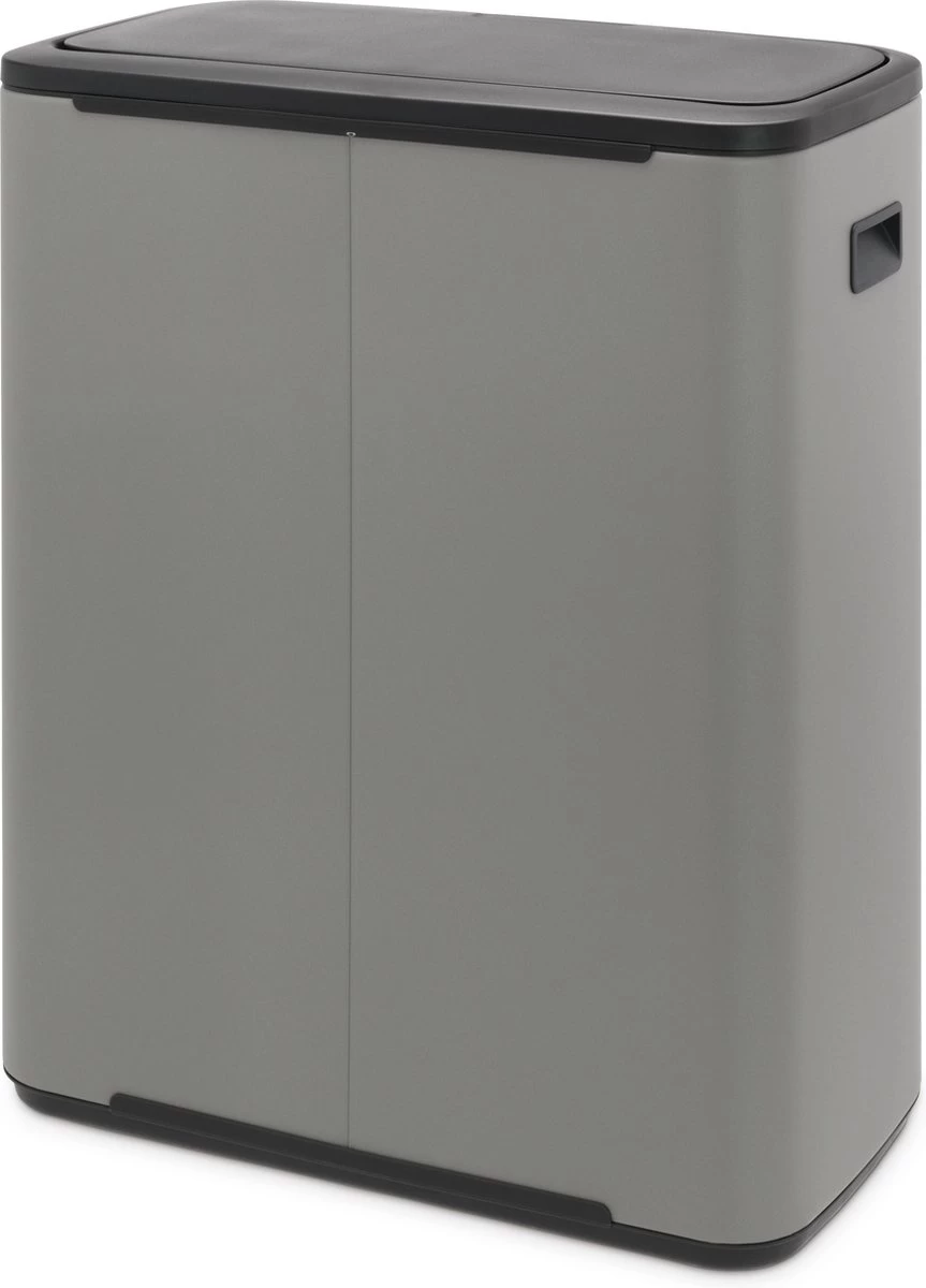 Brabantia Bo Touch Bin Prullenbak - 2 X 30 L - Mineral Concrete Grey - Afbeelding 15
