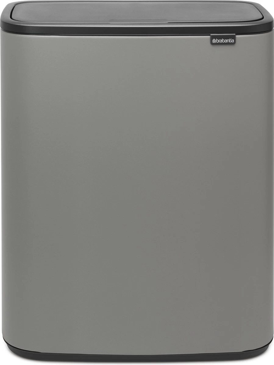 Brabantia Bo Touch Bin Prullenbak - 2 X 30 L - Mineral Concrete Grey