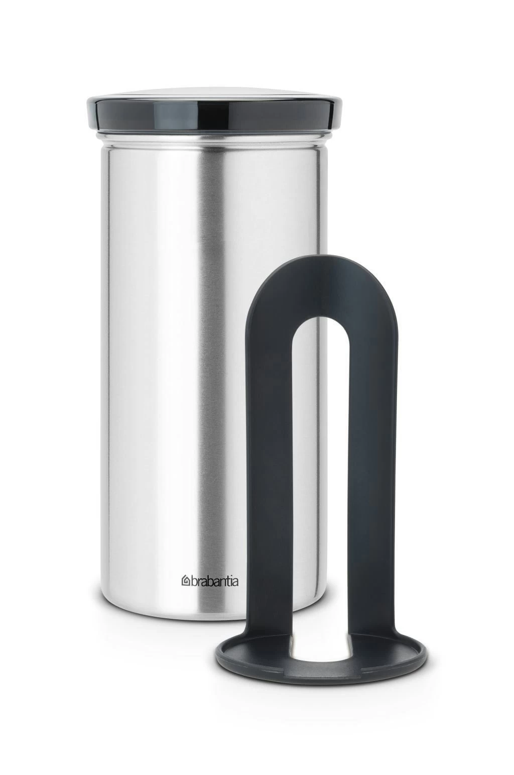 Brabantia Voorraadbus Voor Senseo Koffie En Theepads Matt Steel Fingerprint Proof Met Grijze Deksel - Afbeelding 2