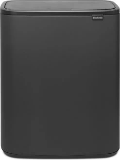 Brabantia Bo Touch Bin Prullenbak - 60 L - Mineral Infinite Grey
