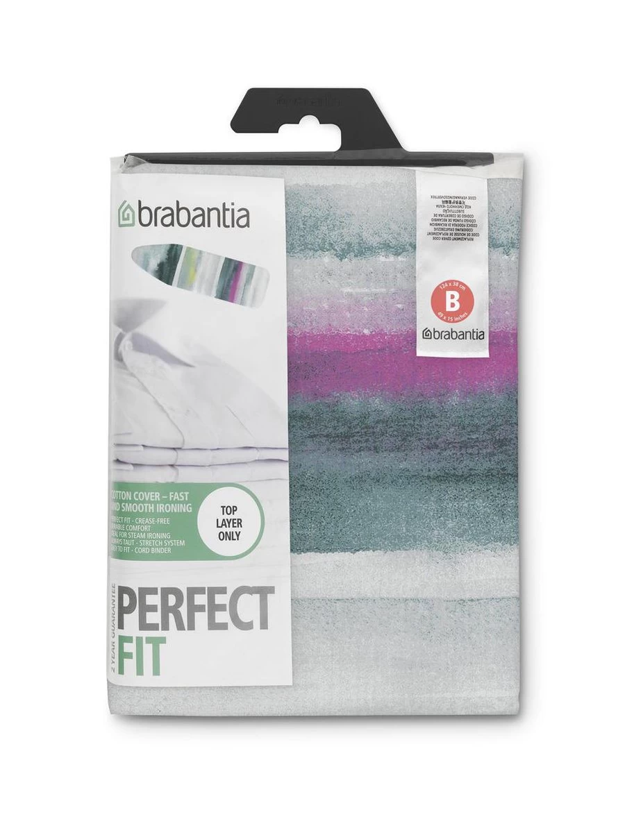 Brabantia Strijkplankhoes B - 124 X 38 Cm - Morning Breeze - Alleen Toplaag - Afbeelding 3