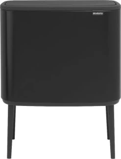 Brabantia Bo Touch Bin 11+23 Liter - Mat Zwart -