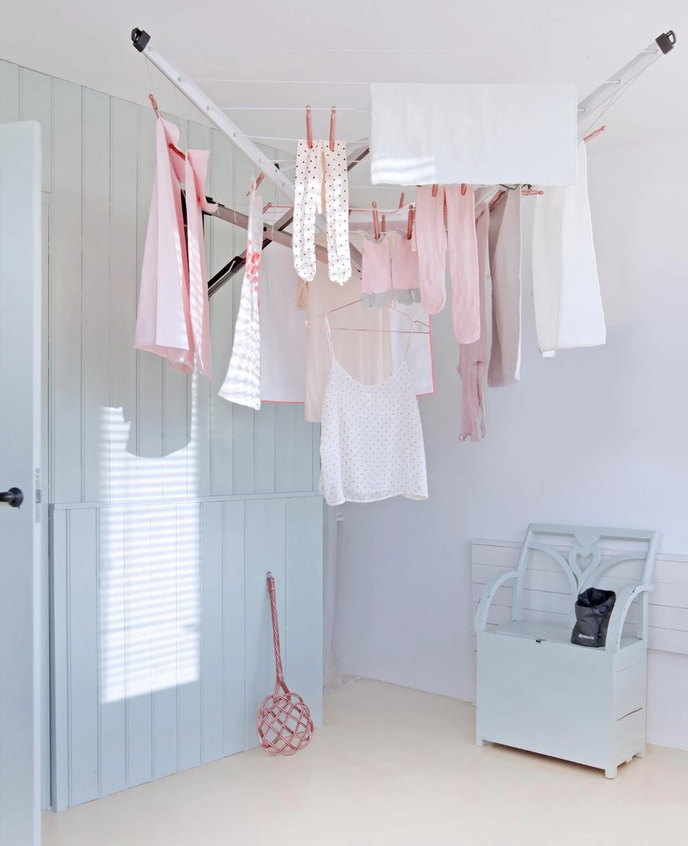 Brabantia WallFix Wanddroger - Met Beschermhoes - 24 M - Metallic Grey - Afbeelding 12