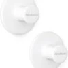 Brabantia ReNew Handdoekhaakjes - 2 Stuks - White