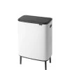 Brabantia Bo Touch Bin Hi 2x30 Liter Wit