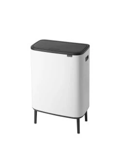 Brabantia Bo Touch Bin Hi 2x30 Liter Wit