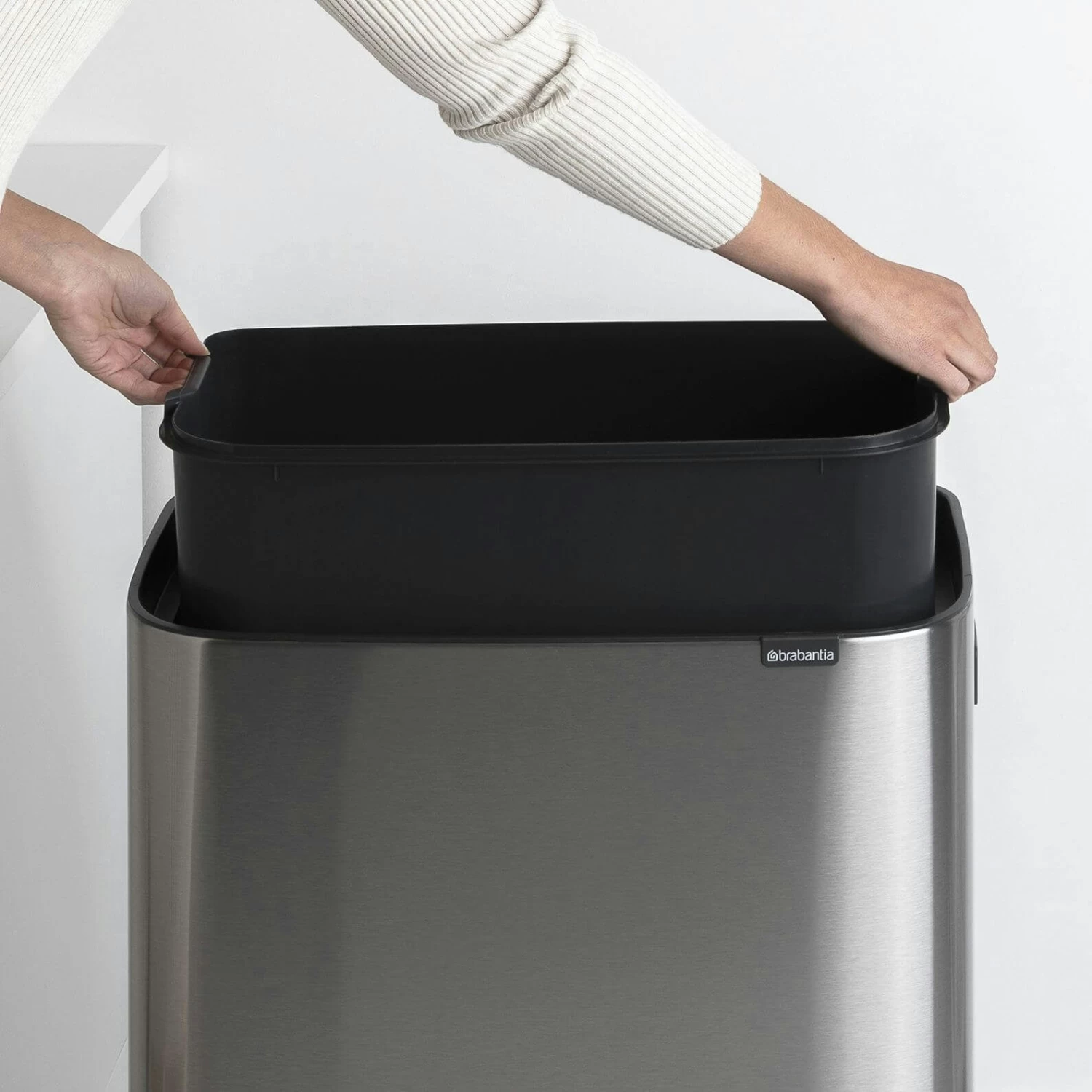 Brabantia Bo Touch Bin Hi 60 Liter Matt Steel Fingerprintproof - Afbeelding 9