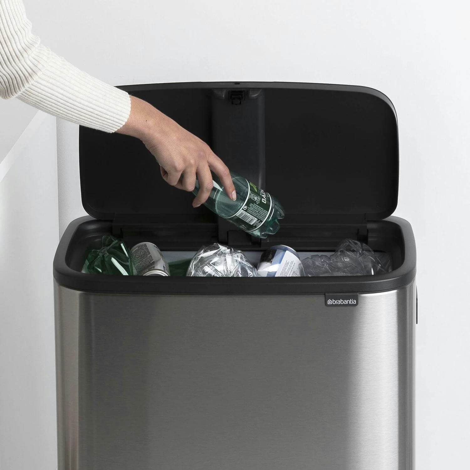 Brabantia Bo Touch Bin Hi 60 Liter Matt Steel Fingerprintproof - Afbeelding 6