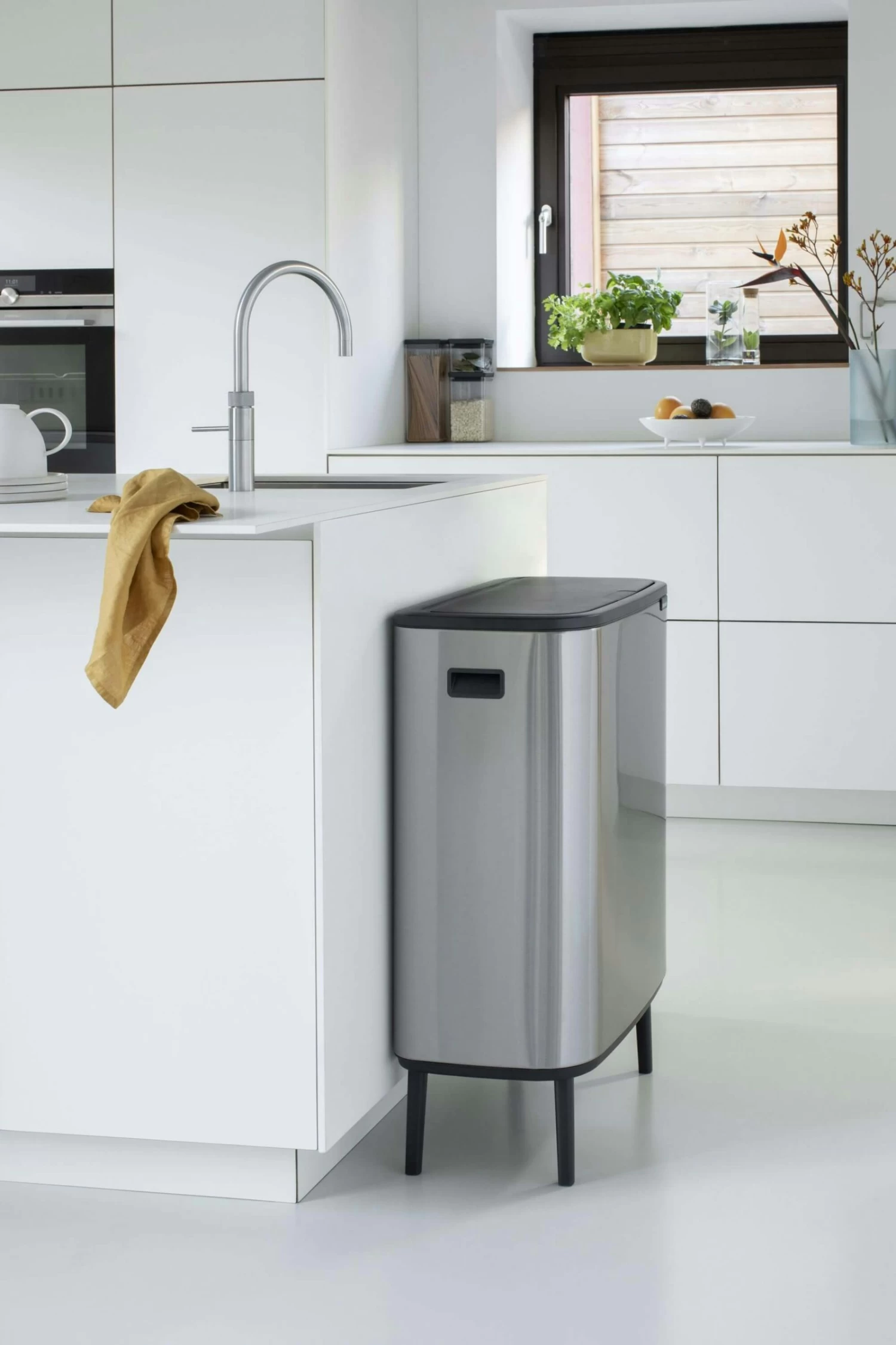 Brabantia Bo Touch Bin Hi 60 Liter Matt Steel Fingerprintproof - Afbeelding 16