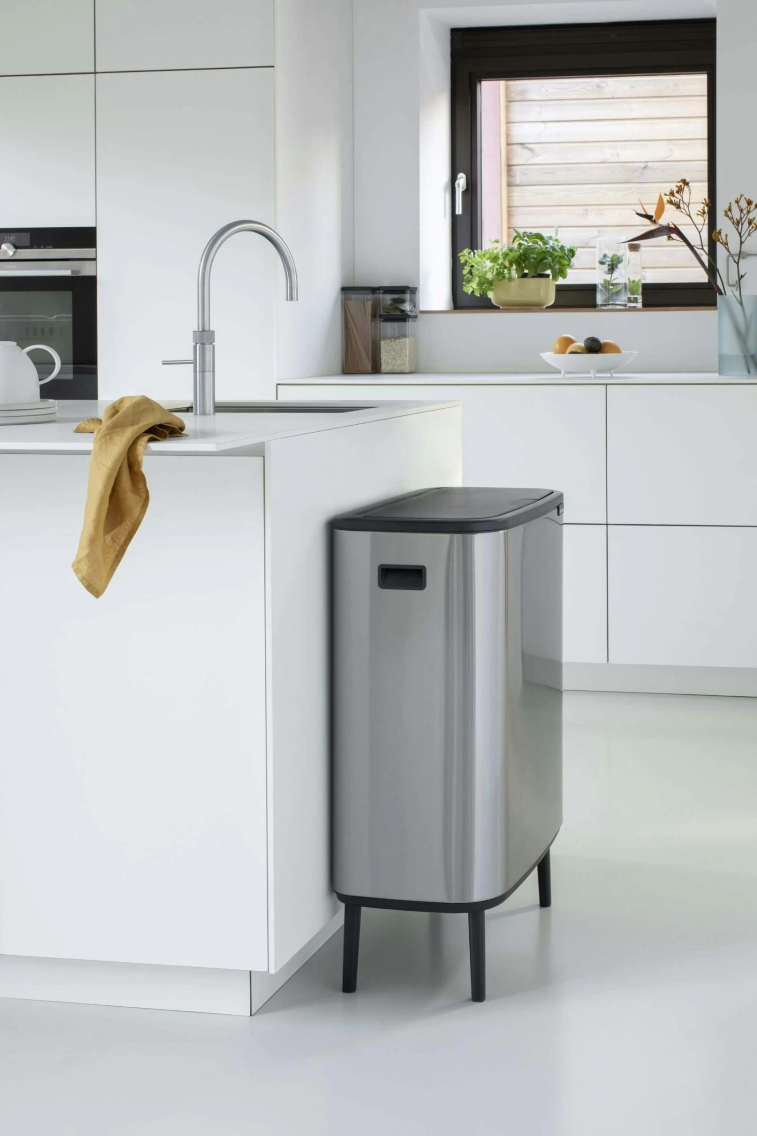 Brabantia Bo Touch Bin Hi 60 Liter Matt Steel Fingerprintproof - Afbeelding 8