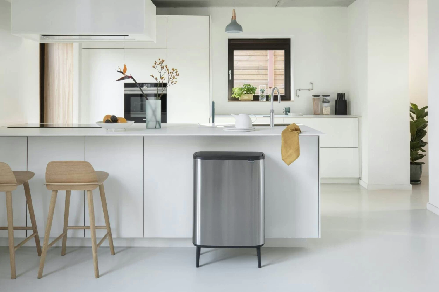 Brabantia Bo Touch Bin Hi 60 Liter Matt Steel Fingerprintproof - Afbeelding 10