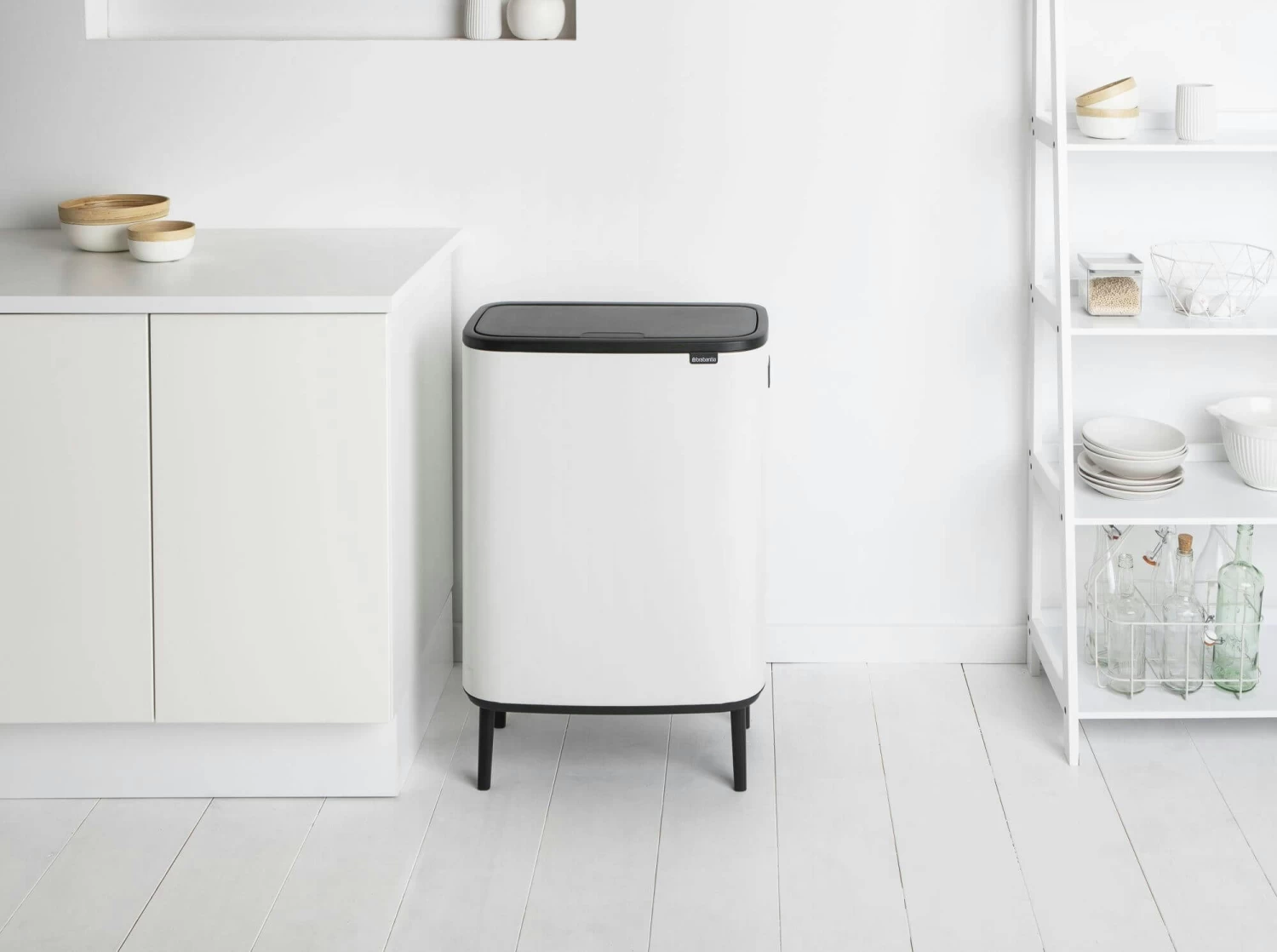 Brabantia Bo Touch Bin Hi 60 Liter White - Afbeelding 4