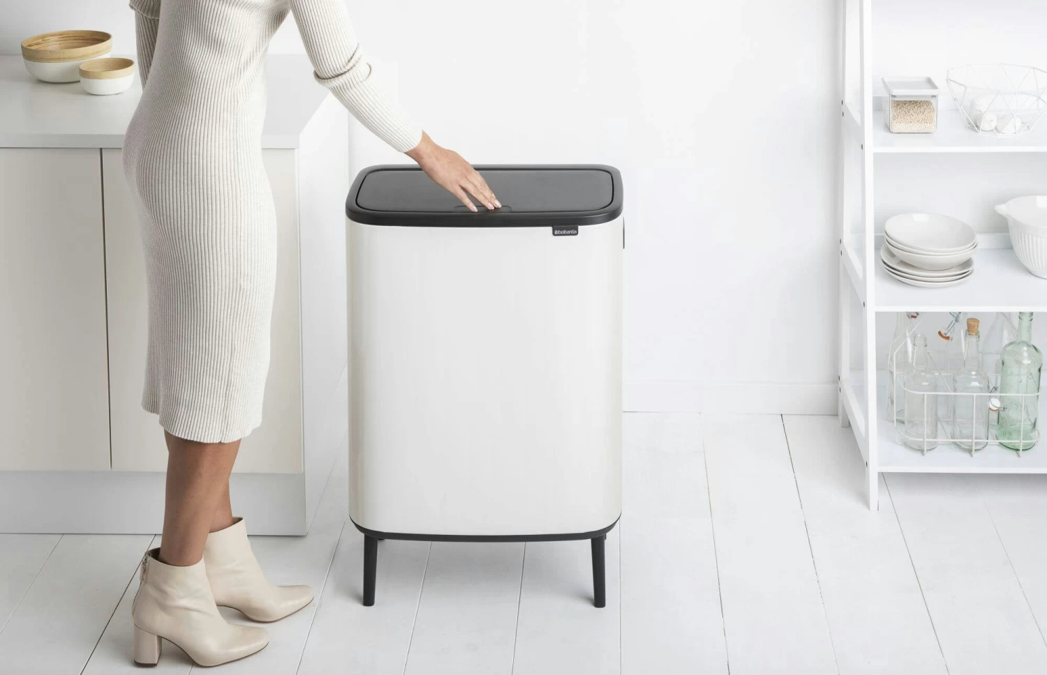 Brabantia Bo Touch Bin Hi 60 Liter White - Afbeelding 9