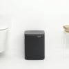 Brabantia Bo Touch Bin 7 Liter Met Kunststof Binnenemmer Matt Black