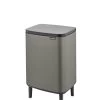 Brabantia Bo Hi Afvalemmer 12 Liter Platinum