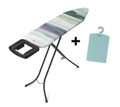 Brabantia Strijkplank B 124x38cm Met Solide Stoomstrijkijzer Incl Wasgoed Vouwplank OP=OP