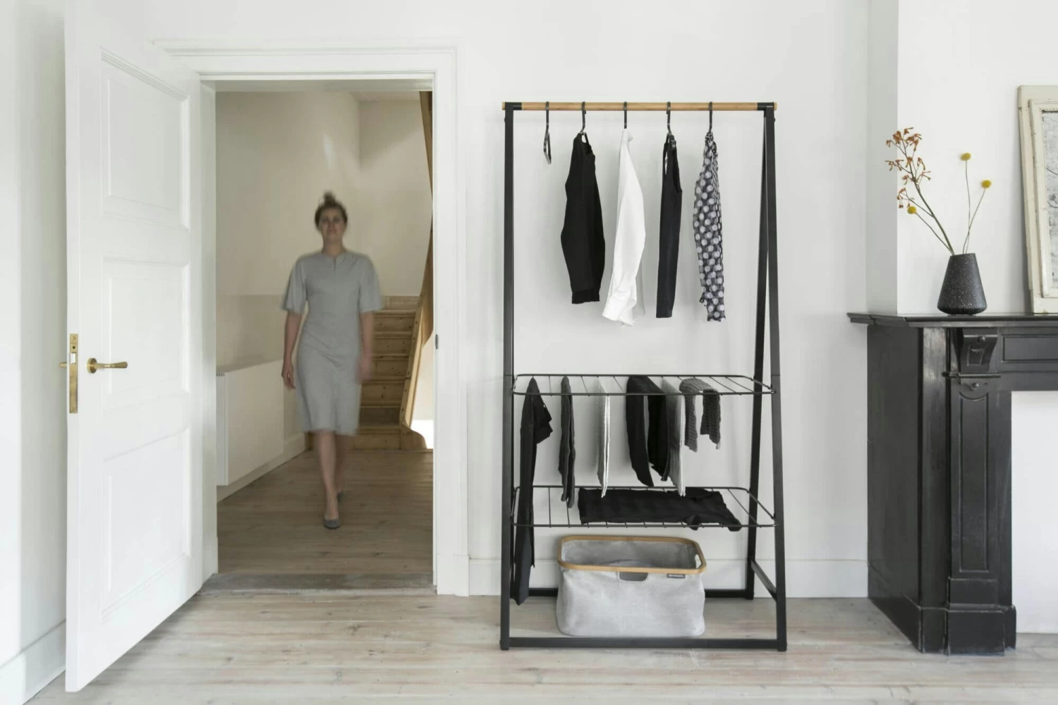 Brabantia Linn Kledingrek Groot Zwart - Afbeelding 4