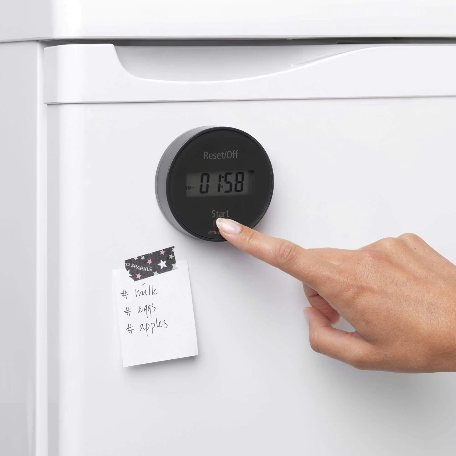 Brabantia Kookwekker Met Magneet Tasty+ Dark Grey - Afbeelding 4