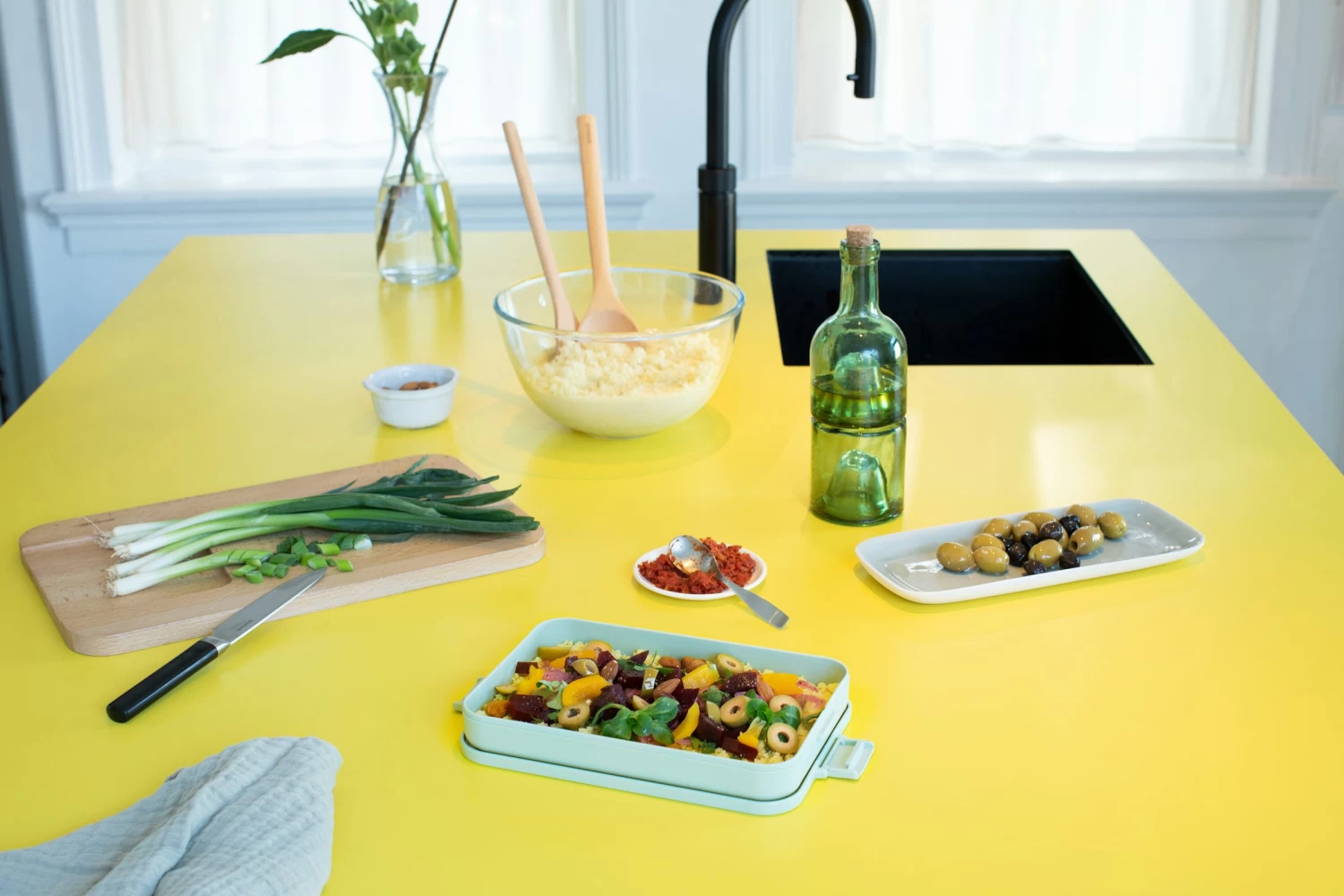 Brabantia & Make Take Lunchbox Plat, Kunststof Jade Green - Afbeelding 9