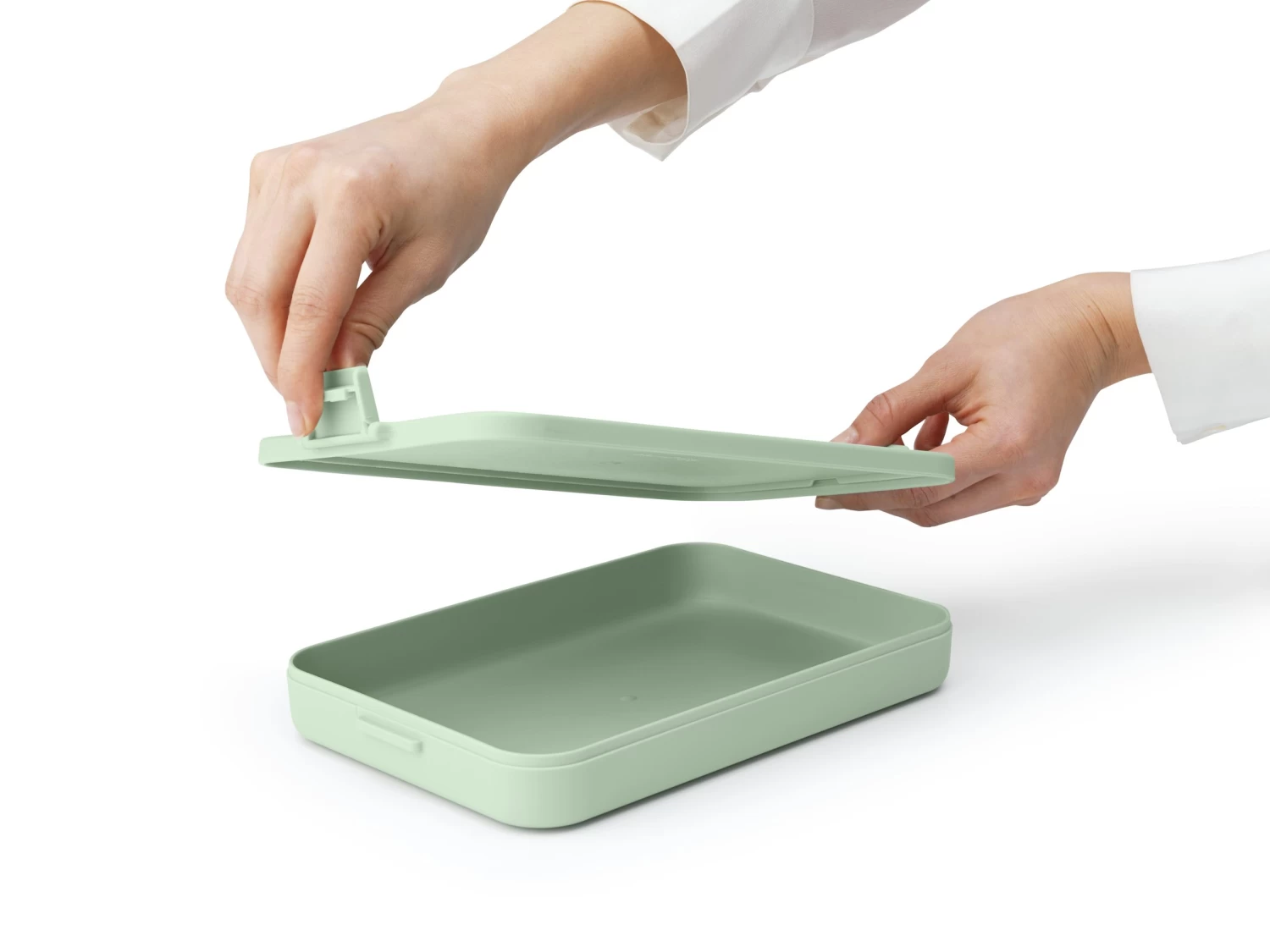 Brabantia & Make Take Lunchbox Plat, Kunststof Jade Green - Afbeelding 8