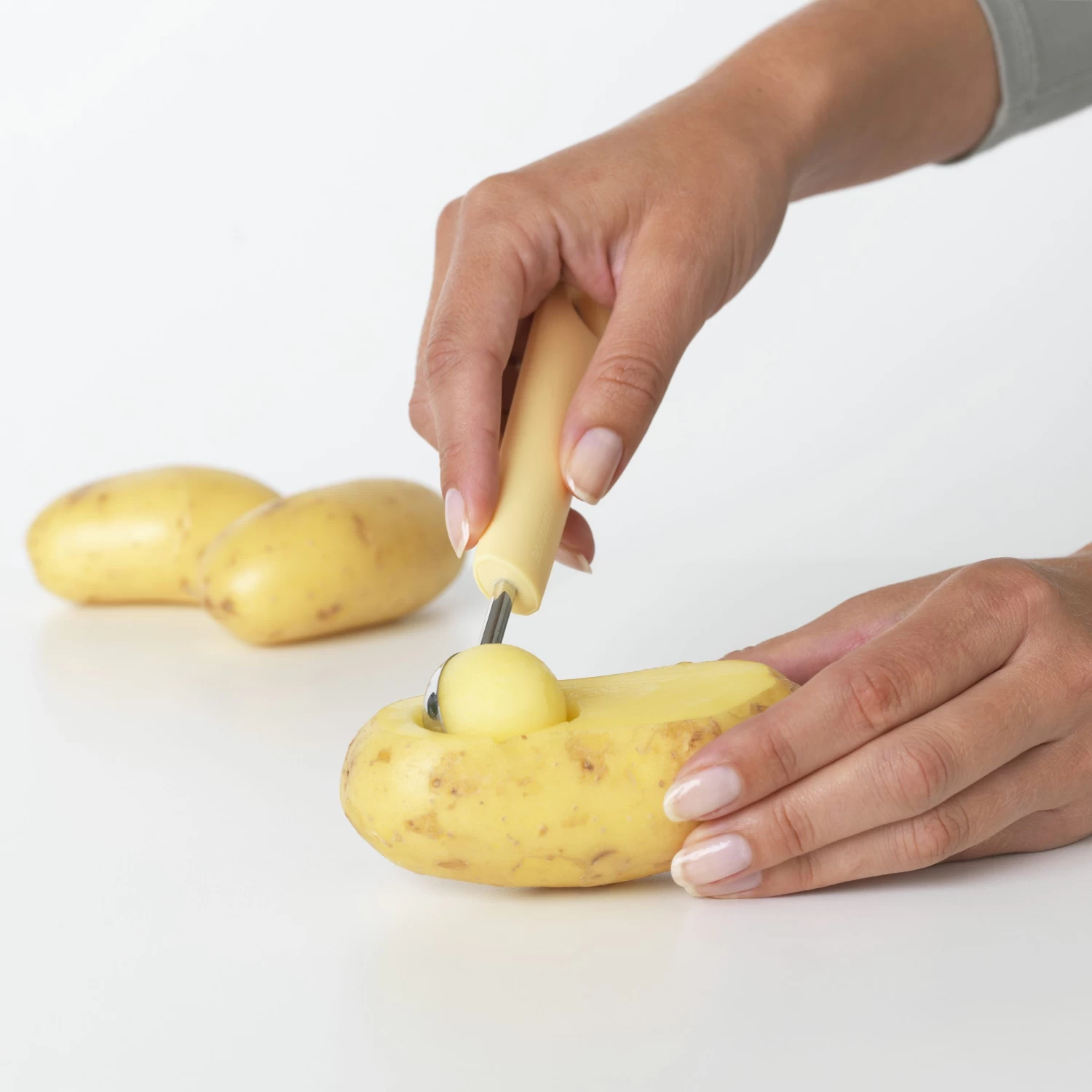 Brabantia Tasty+ Meloenschep Vanilla Yellow - Afbeelding 3