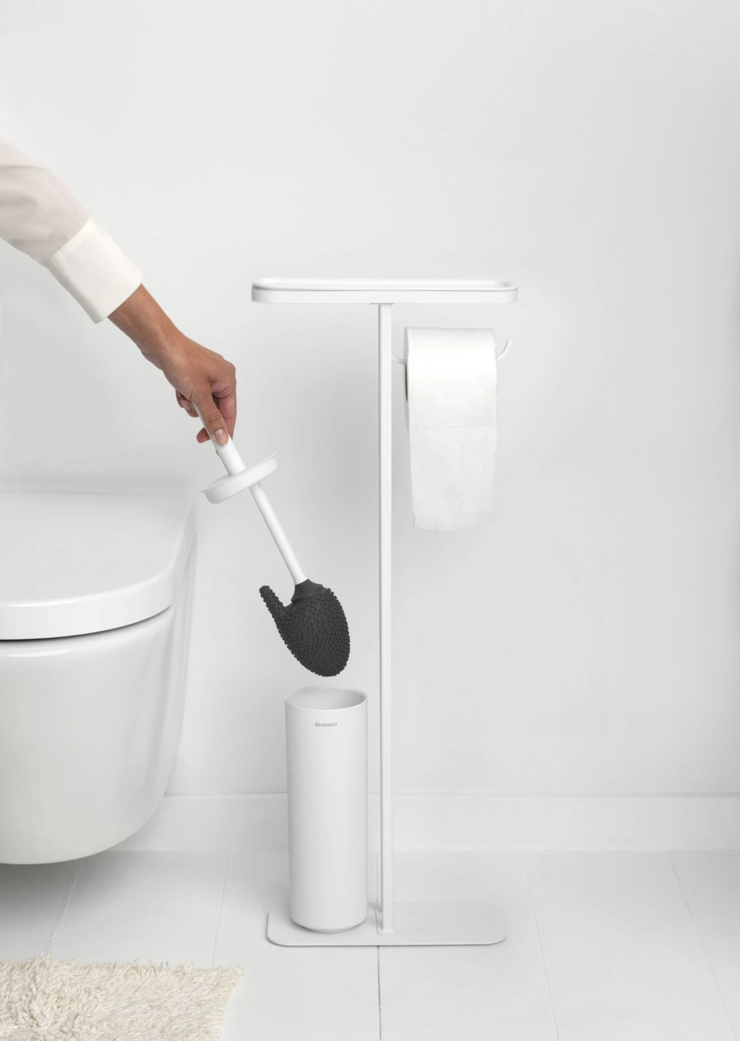 Brabantia Mindset Toiletbutler Mineral Infinite White - Afbeelding 2