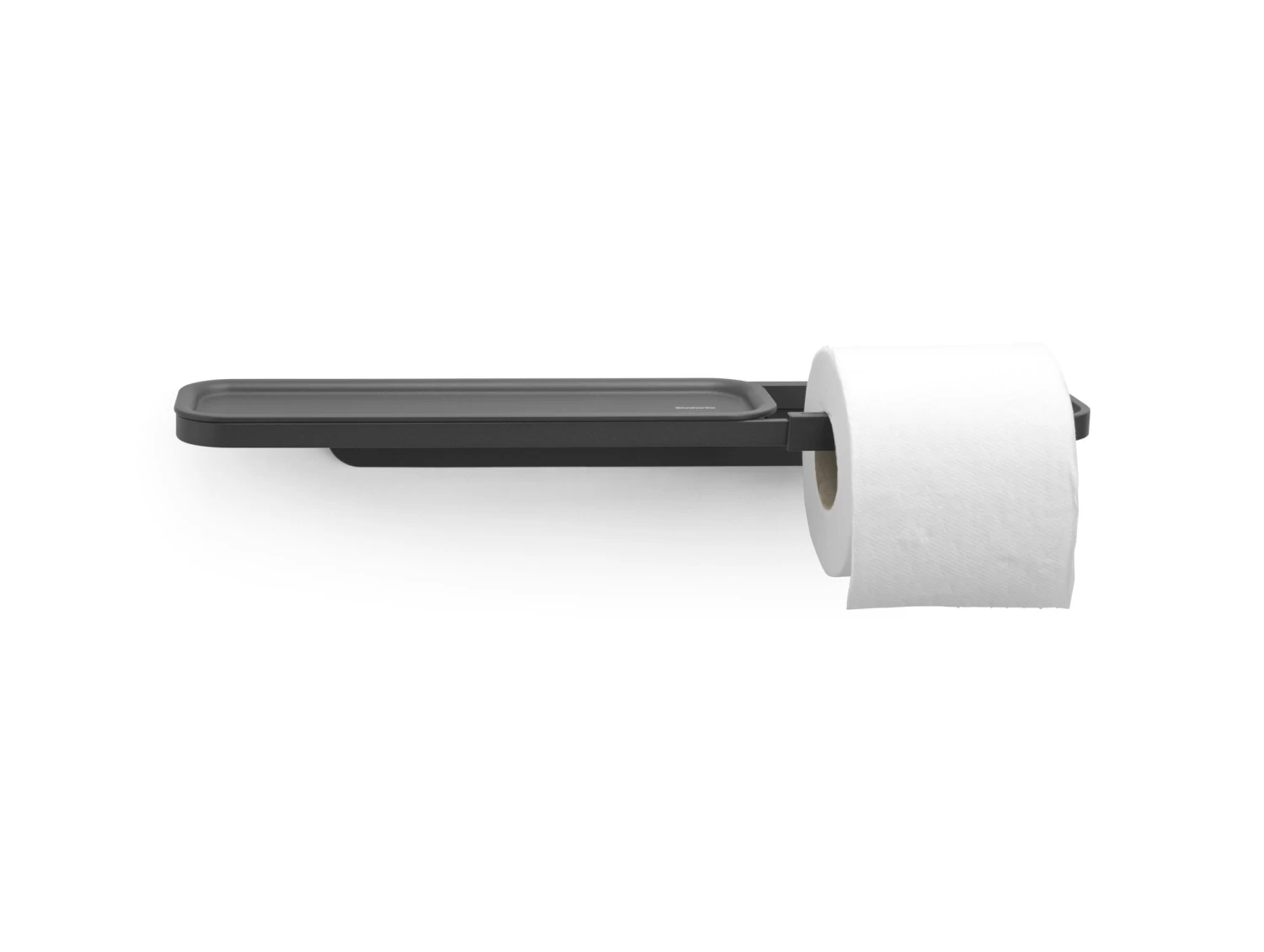 Brabantia Mindset Toiletrolhouder Met Plankje Mineral Infinite Grey - Afbeelding 2
