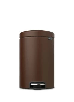 Brabantia Pedaalemmer Newlcon 12 Liter Mineral Cosy Brown