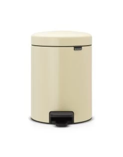 Brabantia Pedaalemmer NewIcon 5 Liter Almond OP=OP