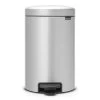 Brabantia Pedaalemmer Newlcon 12 Liter Metallic Grey