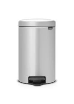 Brabantia Pedaalemmer Newlcon 12 Liter Metallic Grey