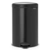 Brabantia Pedaalemmer Newlcon 20 Liter Matt Black