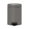 Brabantia Pedaalemmer Newlcon 5 Liter Mineral Concrete Grey