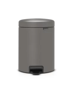 Brabantia Pedaalemmer Newlcon 5 Liter Mineral Concrete Grey