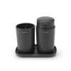 Brabantia Badkameraccessoires Set Van 3 Dark Grey