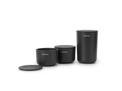Brabantia Opbergbakjes Set Van 3 Dark Grey