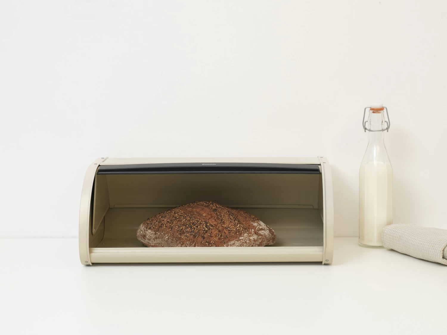 Brabantia Broodtrommel Met Schuifdeksel Soft Beige - Afbeelding 4