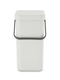 Brabantia Sort En Go Afvalemmer 12 Liter Light Grey