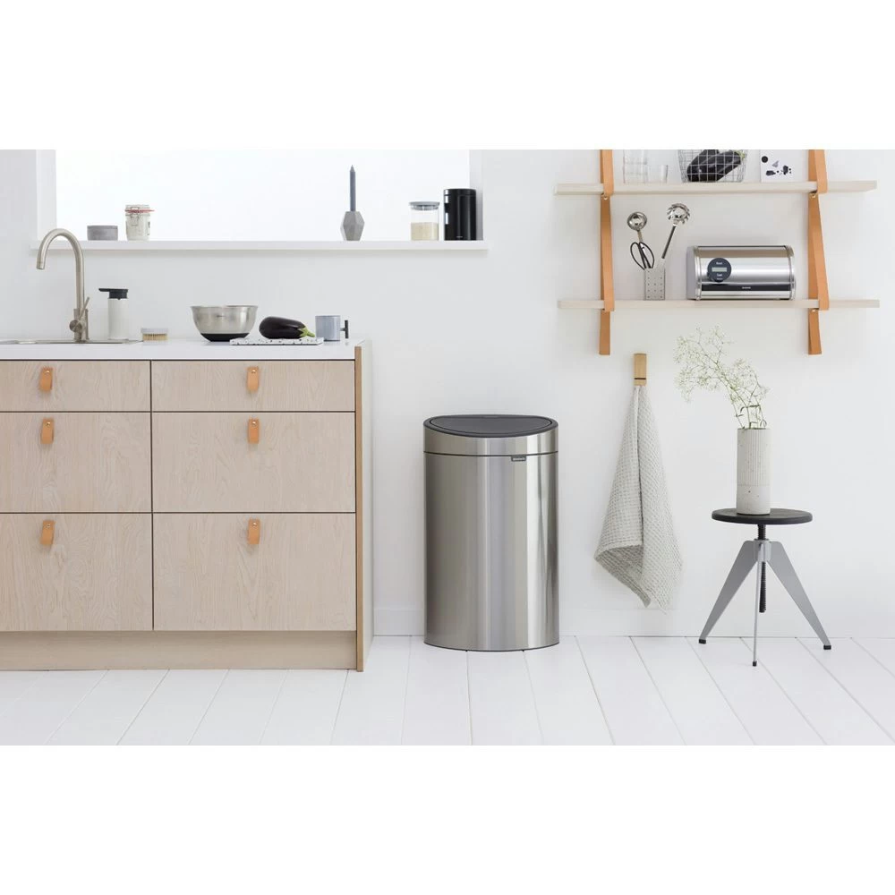 Brabantia Touch Bin New Matt Steel 40 Liter - Afbeelding 7