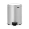 Brabantia Pedaalemmer Newlcon 5 Liter Metallic Grey