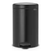 Brabantia Pedaalemmer Newlcon 12 Liter Matt Black