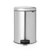 Brabantia Pedaalemmer Newlcon 20 Liter Matt Steel Fingerprint Proof FPP