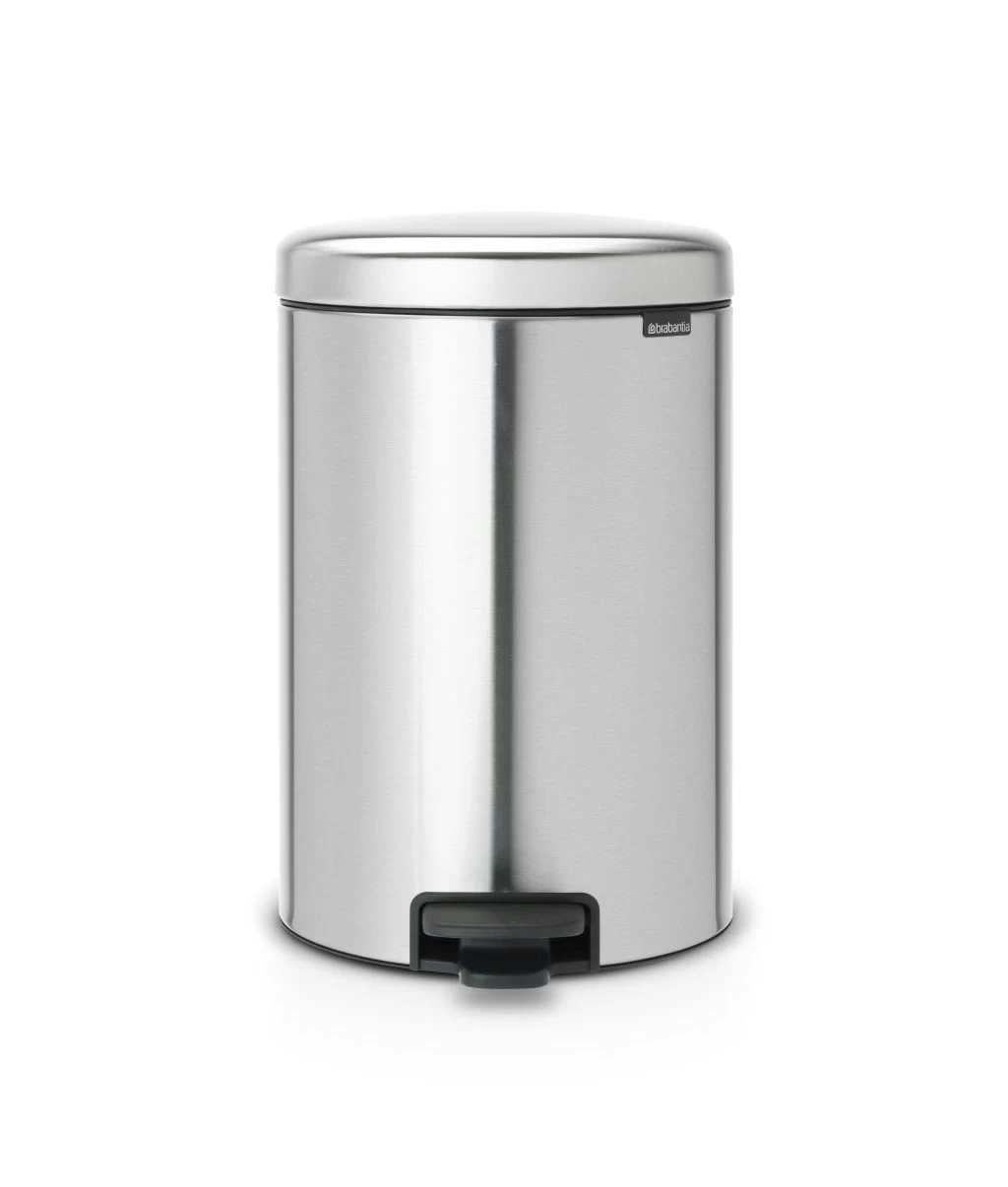 Brabantia Pedaalemmer Newlcon 20 Liter Matt Steel Fingerprint Proof FPP