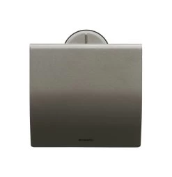 Brabantia Toiletrolhouder Met Klep 'stainless Steel' Platinum